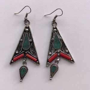Lucky Brand southwest inspired earrings